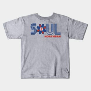 Northern soul flower Kids T-Shirt